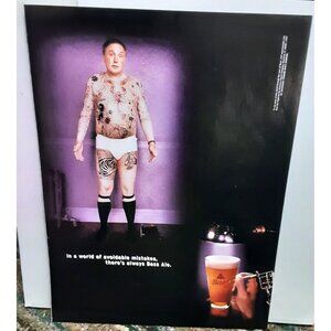 1998 Bass Ale Beer Avoid Mistakes Original Print Ad